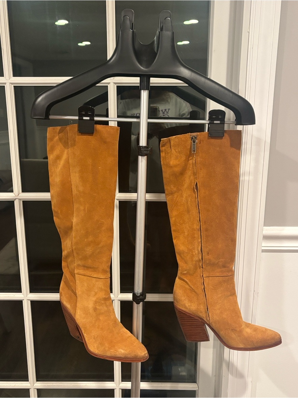 Sam Edelman Over-the-Knee Suede Boots in Cognac